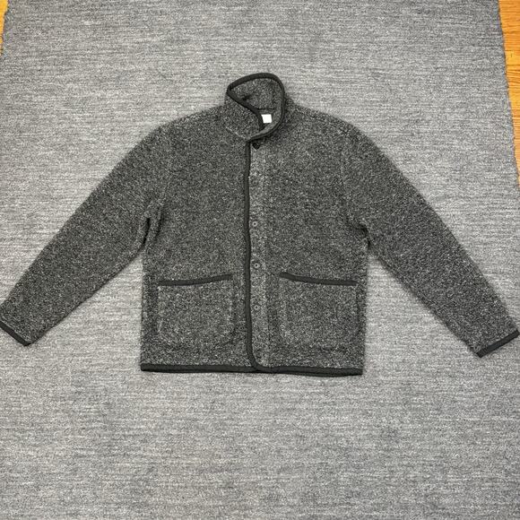 Universal Works Lancaster Fleece Jacket Men Large Pockets Workwear Huckberry - Picture 2 of 9